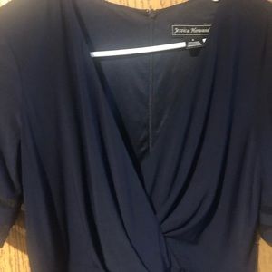 Jessica Howard dark blue dress